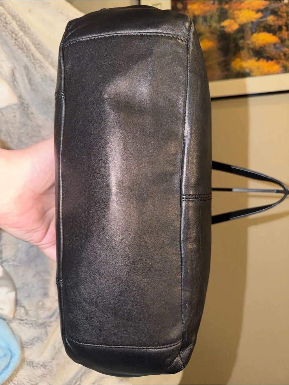 Coach sleek black